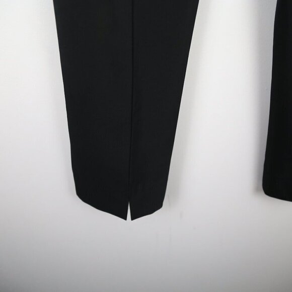 Joseph Ribkoff Crepe Pleated Front Black Dress Pants Size 2 - Picture 6 of 6